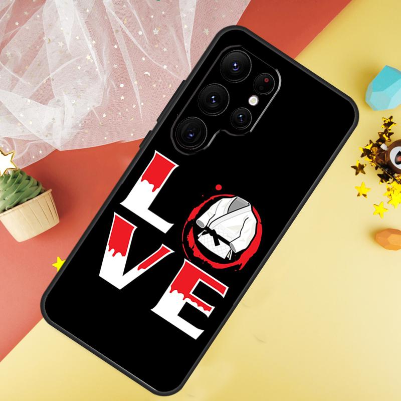 Judo Taekwondo Karate Phone Case For Samsung Galaxy S26 S25 S24 S21 S20 S22 S23 Ultra S10 Plus S25 FE Cover Coque