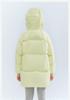 Girls' Solid Color Down Jacket - Winter Clothing, Middle and Large Children's Comfortable and Versatile Warm Jacket