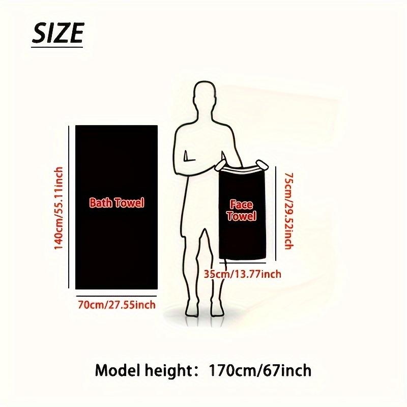 4pcs Striped Pattern Towels, Soft Hand Towel, Bath Towel, Quick Drying Absorbent Towels For Bathroom, Bathroom Supplies