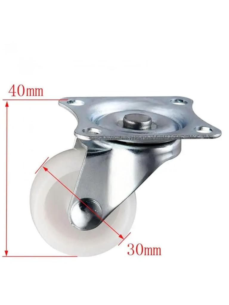 SGY Set of 5 Pink Swivel Casters 2 Inch Polyurethane Wheel with Brake High Load Capacity Furniture Casters