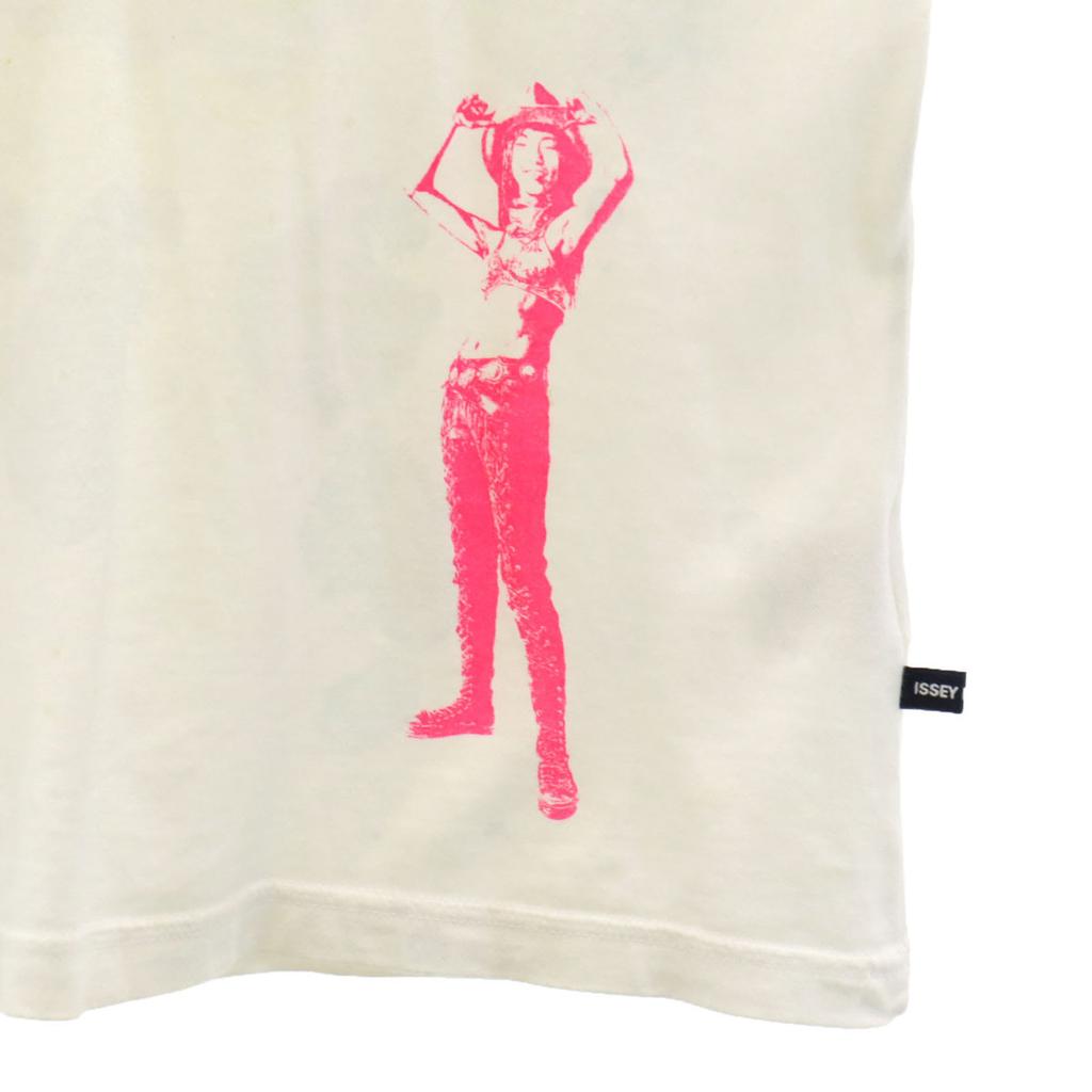 ISSEY MIYAKE Made In Japan Short Sleeve T-shirt 2 White Women Used