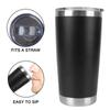 Beer Cups With Lids Drinkware Vacuum Water Bottle Stainless Steel Thermal Mug Insulated Leakproof 20oz