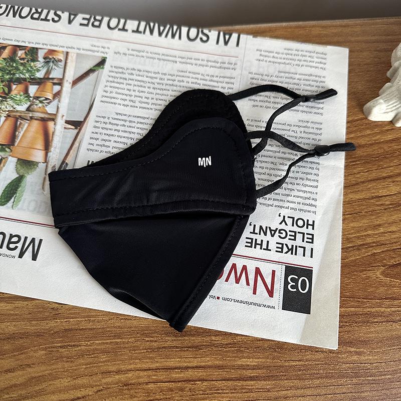 Luochi Ice Silk Summer UV Protection Mask for Women - Breathable, Cool, and Thin Face Covering.