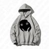 Fashion Kawaii Aesthetics Graphic Print Y2K Hooded Sweatshirt Hip Hop Punk Loose Long sleeve Top Rock Goth Vintage Chic Pullover