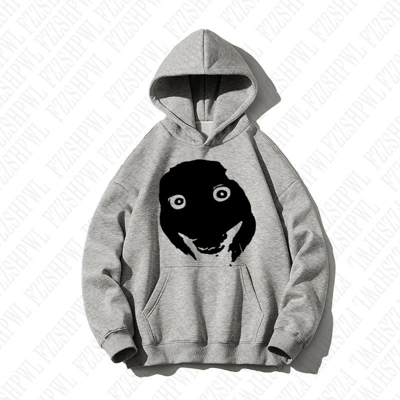 Fashion Kawaii Aesthetics Graphic Print Y2K Hooded Sweatshirt Hip Hop Punk Loose Long sleeve Top Rock Goth Vintage Chic Pullover