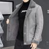 New Fur One Double-sided Wear Sheep Shearling Thickened Warm Korean Pellet Fleece Men's Jackets