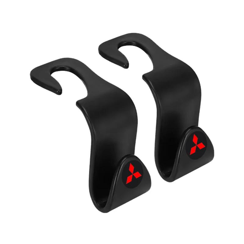 1/2pcs Universal Car Seat Hook Multifunctional Storage Hanger For Mitsubishi Outlander Pajero Eclipse ASX Lancer Space Delica Ex