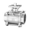 DN15-50 Valve cu bilă cu platformă înaltă, trei piese, Oțel inoxidabil SS304, Filet interior, Rezistență la temperaturi înalte și coroziune