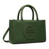 Tory Burch Ella Bio Magnetic Snap Adjustable Detachable Shoulder Strap Tote Bag Shopping Bag Crossbody Handbag Mini Women Tote Basil-Green 145613-312