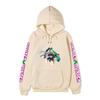 Japanese Manga Hunter X Hunter Street Style Killua with Skateboard Graphic Hoodies Casual Anime Print Hooded Sweatshirts Loose Streetwear Pullover