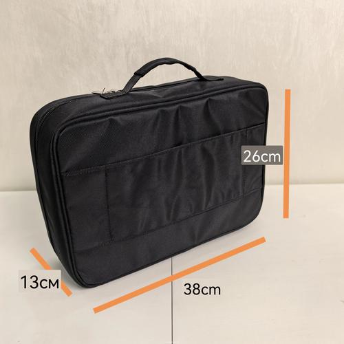 Waterproof Professional Makeup Artist Organizer Bag with Large Capacity for Cosmetic Storage Styling Tools Curling Iron