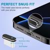 4pack Dustproof Type C Port Cover DIY Speaker Dust Cover for iPhone 15 / 16 Phone Accessories