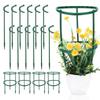 6Pcs Plant Support Stakes Plastic Plant Support Multifunctional Garden Flower Support Indoor Plant Stake Garden Supplies