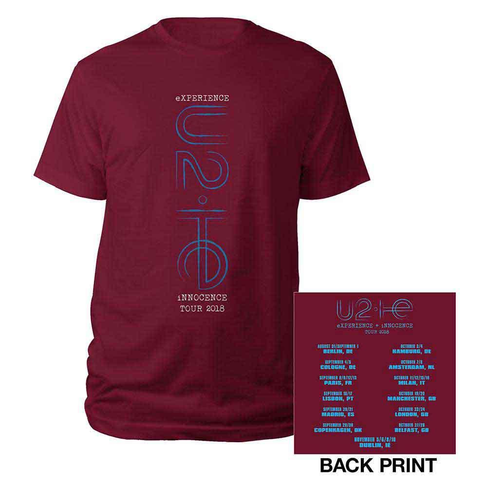 U2 I E London Event 2018 Official Tee T-shirt Mens Unisex XXXL