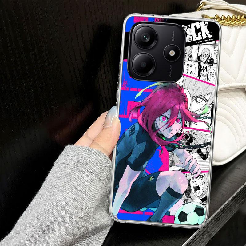 

Blue Lock Chigiri Hyoma Case for Xiaomi Redmi Note 14 13 12 11 Pro Plus Phone Cover 14S 12S 11S 11E 11T 10S 10 9S 9 Silicone Fun Redmi Note 13 4G