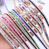 Rhinestone Trim Colorful Crystal Strip Self Adhesive Flexible Rhinestone Strip DIY Supply Shiny Apparel Accessory Bag Decor