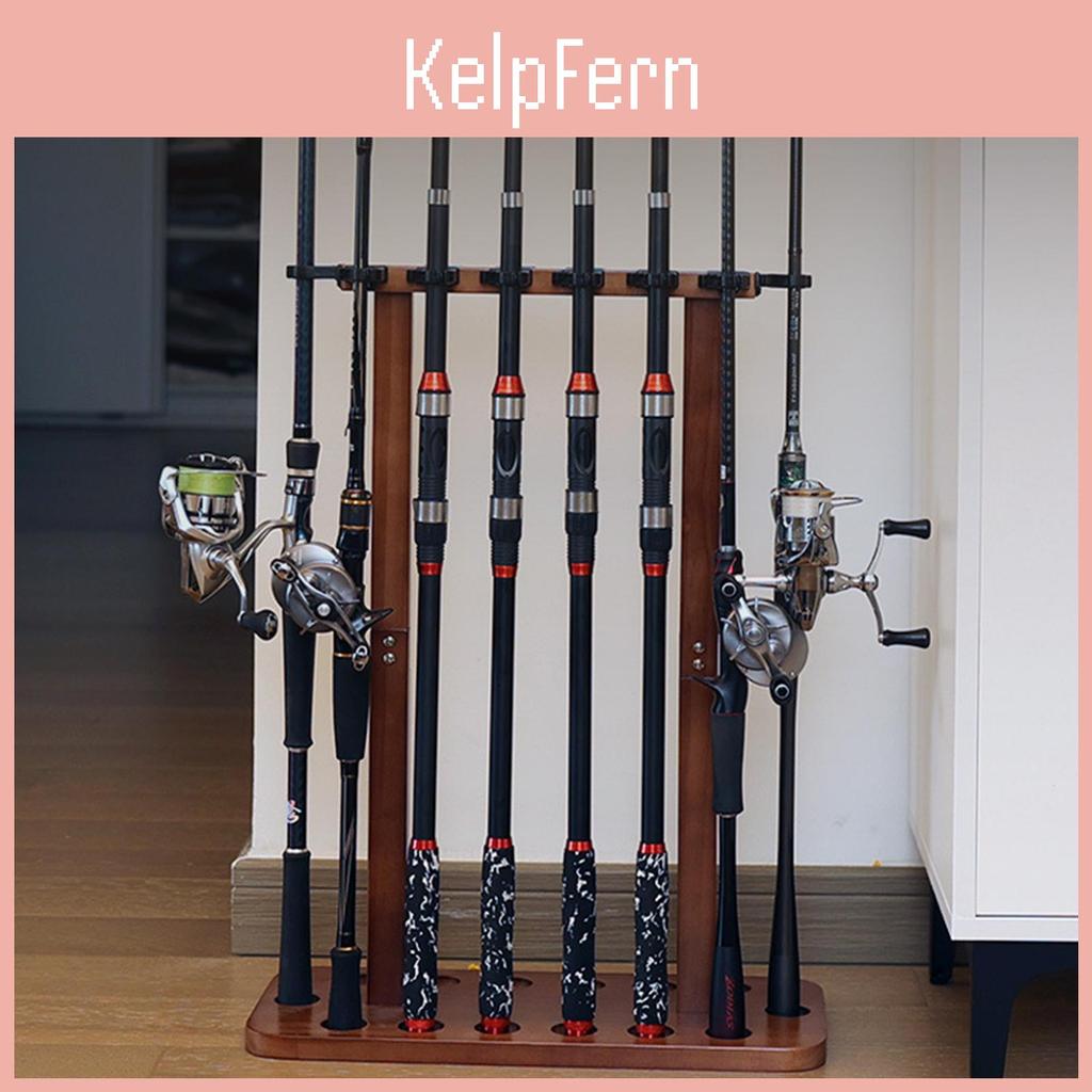 Fishing Racks Floor Rod Stand Vertical Storage Holder Fishing Pole Rack Holds 814 Rod Fishing Gear Equipment Organizer