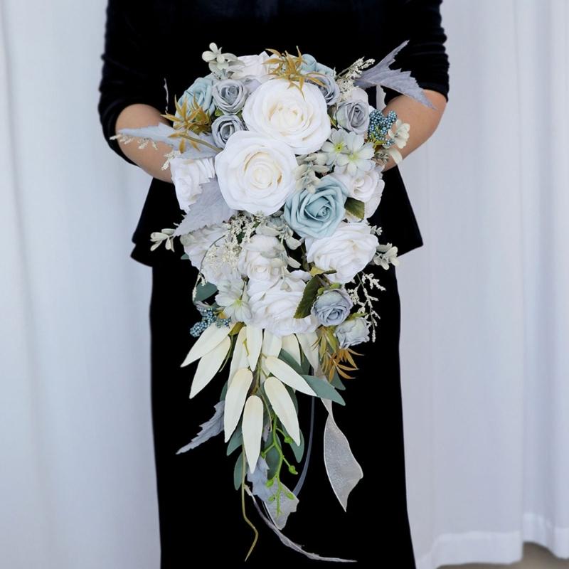 Artificial Flower Bridal Bouquets for Wedding Decorations Ceremony, Anniversary