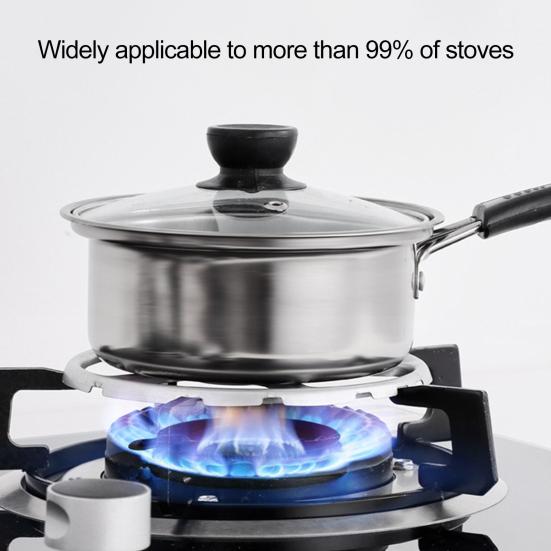 Universal Uniform Heat Conduction Pot Holding Simple Installation Stove Auxiliary Pot Holder for Restaurant Pot Holder