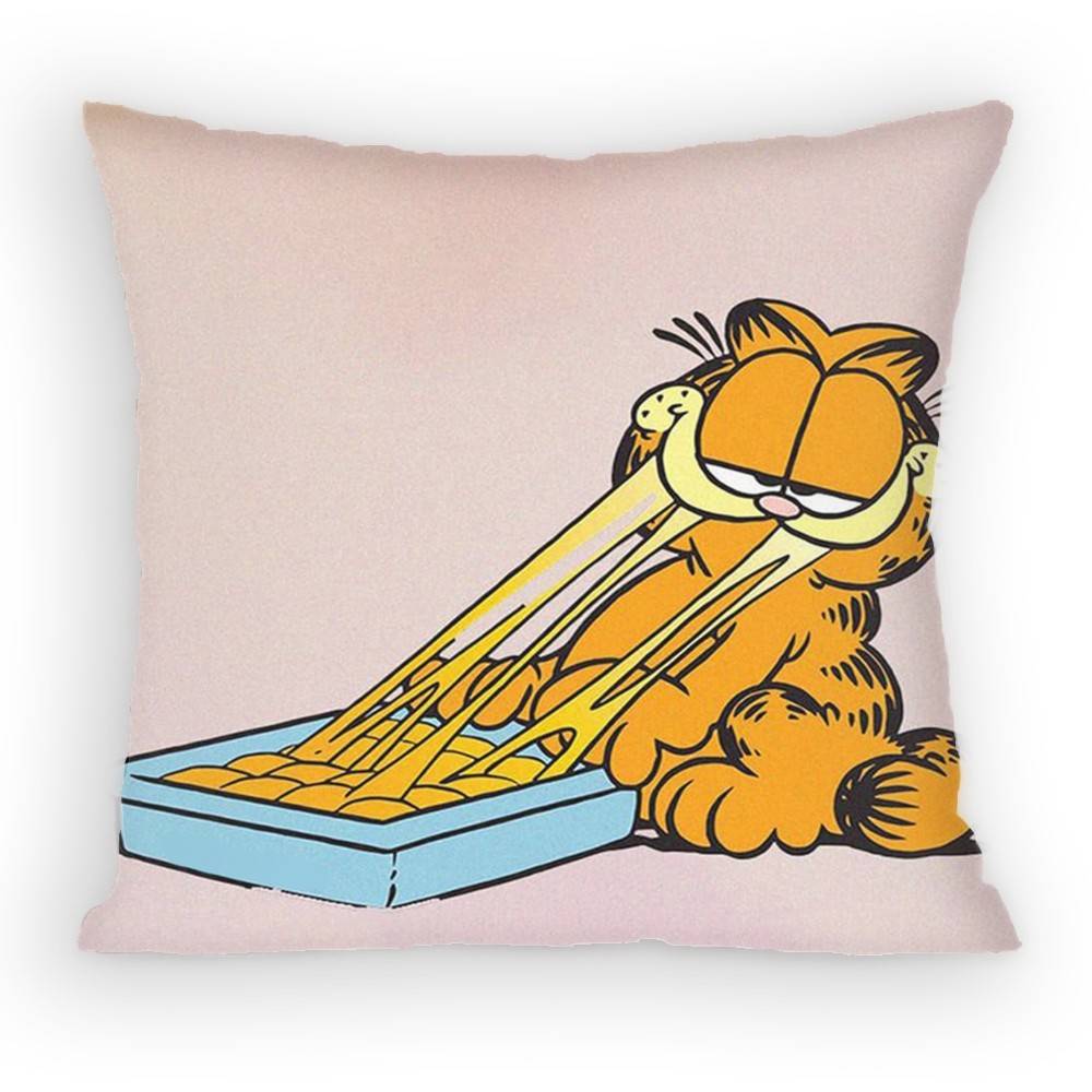 

Cartoon GGarfields Anime Pillow Case Sofa Living Room Bedroom Headboard Backrest Cushion Square Cushion Nap Time 30x30 cm