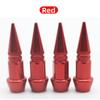 4pcs Universal Pointed Valve Tips Sharp Pointed Auto Parts Tire Valve Cover  Bicycle and Motorcycle