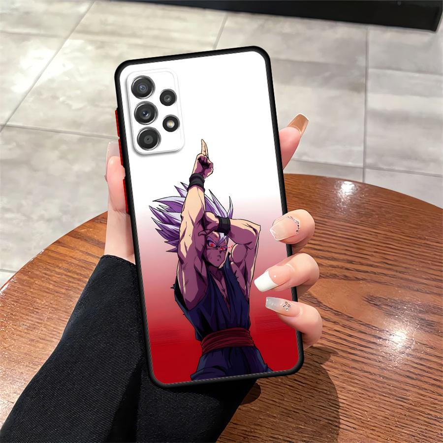 Dragon Ball Color Goku Case for Samsung Galaxy A15 A16 A06 A70 A05 A12 Note 20 Ultra 10+ 9 8 A14 A30 A13 A50 Back Phone Cover