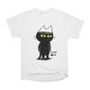 Men Casual Shirts Short Sleeves BAD CAT Tees Oversized T-shirts