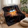 Valencia FC Soft Flannel Fleece Blanket Lightweight Cozy Warm Throw Blanket For Sofa Bed Home Decor
