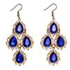 Pair of Drop Earrings in Vibrant Color Dangle Styles Alloy for Sensitive Skin