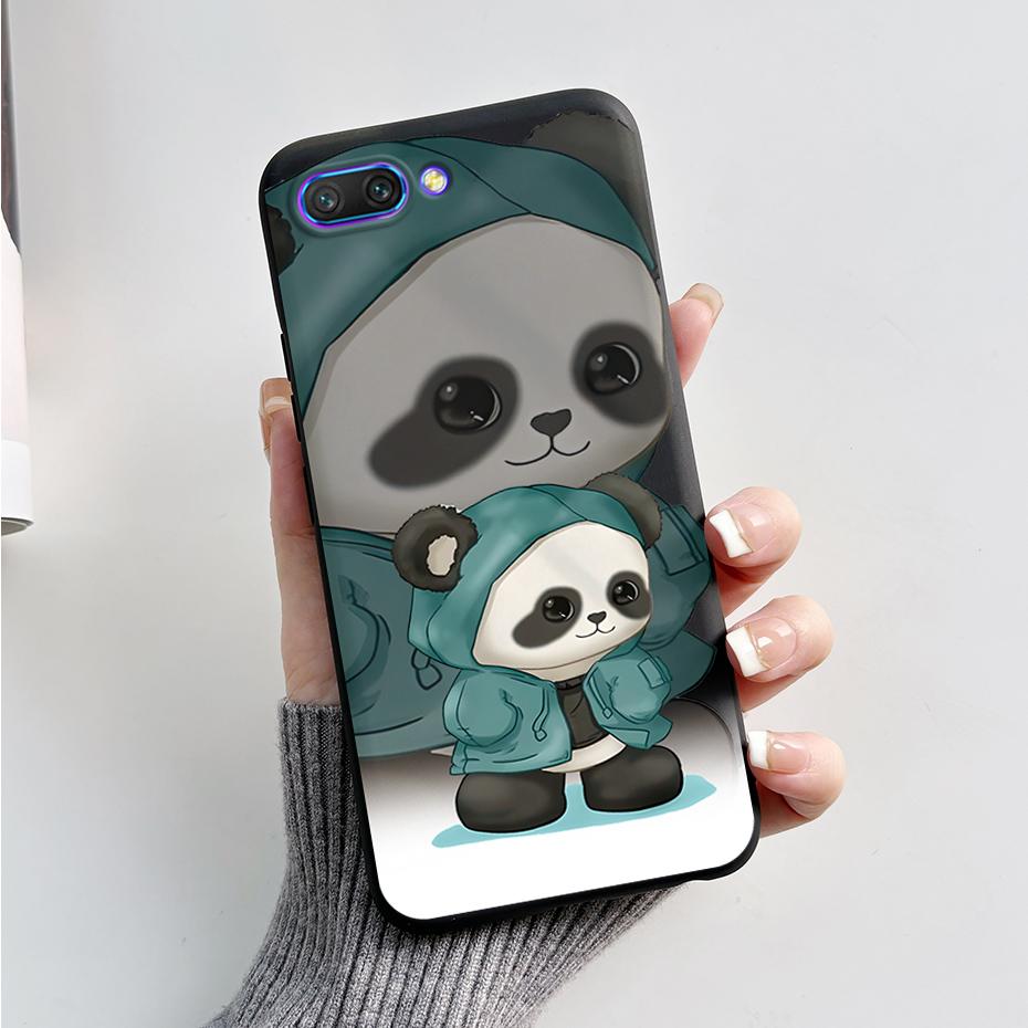 For Huawei Honor 10 Case COL-L29 Silicone Soft Panda Cover For Huawei Honor 10 Phone Case On Huawei Honor 10 Back Cover Bumper