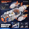 Premium-Quality 2 In1 Exploration-Mission Premium-Quality Capsule Construction-Set Premium-Quality Bricks Space Space Facility Space Launch