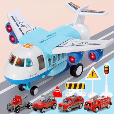 Educational Toy Plane with Lights, Music & Storage for Toddlers