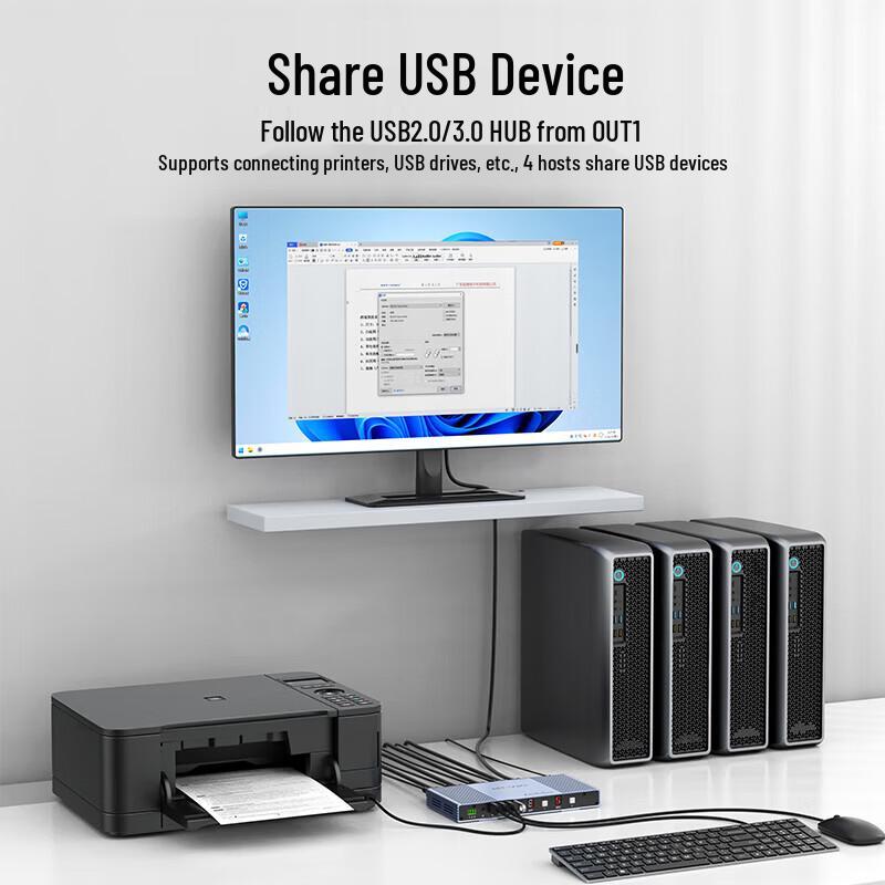 MT-viki 4K Seamless HDMI KVM Switcher