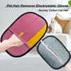 Pet Hair Removal Glove for Cats Dogs Electrostatic Grooming Gloves Reusable Animal Fur Removal Tool for Couch Furniture Carpet Car Seats Clothing