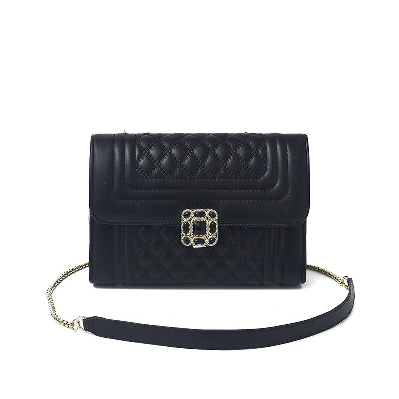 Women's Messenger Bag New High-end Versatile Diamond Chain Shoulder Underarm Bag Light Luxury Trend Bag