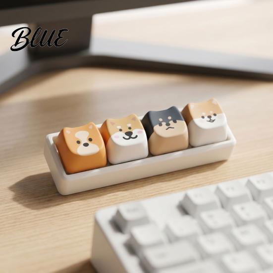 Büro Angst Linderung Spielzeug Cartoon Hund Fidget Tastatur Spielzeug 1/2/3/4/9-Tasten Druckknopf Stress Mini für Rucksack Handtasche Geldbörse Anhänger Erwachsene Sensorische Spielzeuge
