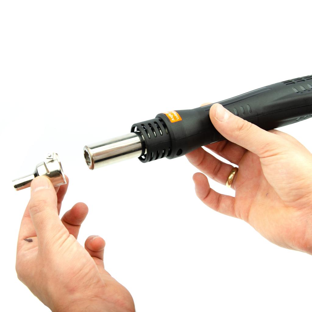 Rosfix Stacja Lutownicza 2w1 OH660 – Lutownica Na Gorące Powietrze I Grot 900M | Moc 660W | Zestaw 5 Grotów I Dysz Hot Air