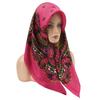 Ethnic Style Gold Thread Printed Square Summer Scarf