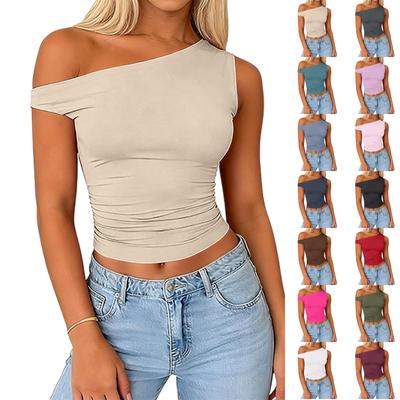Women's Stylish & Sexy Off-Shoulder Slim-Fit Casual Top