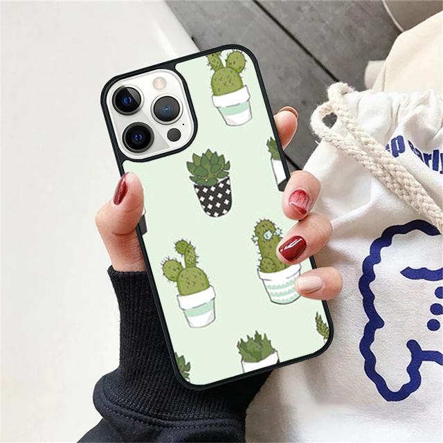 Cactus Plants Succulents Phone Case Cover For iPhone 17 Air 15 16 14 13 12 Pro Max 11 Pro Max Plus Coque Shell