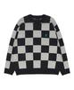 BEENTRILL Plaid Pattern Long Sleeve Knit (Dark Navy)