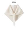 100% Pure Cashmere Women's Knit Triangle Scarf - Neck Warmer & Protector for Autumn/Winter