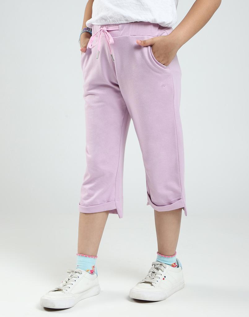 MONTE CARLO Girls Solid Regular Fit Capri