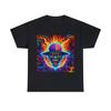 Unisex Vuxen T-shirt Psykedelisk Hjärna Spöklik Eld Skräck Streetwear Konstigt Tee