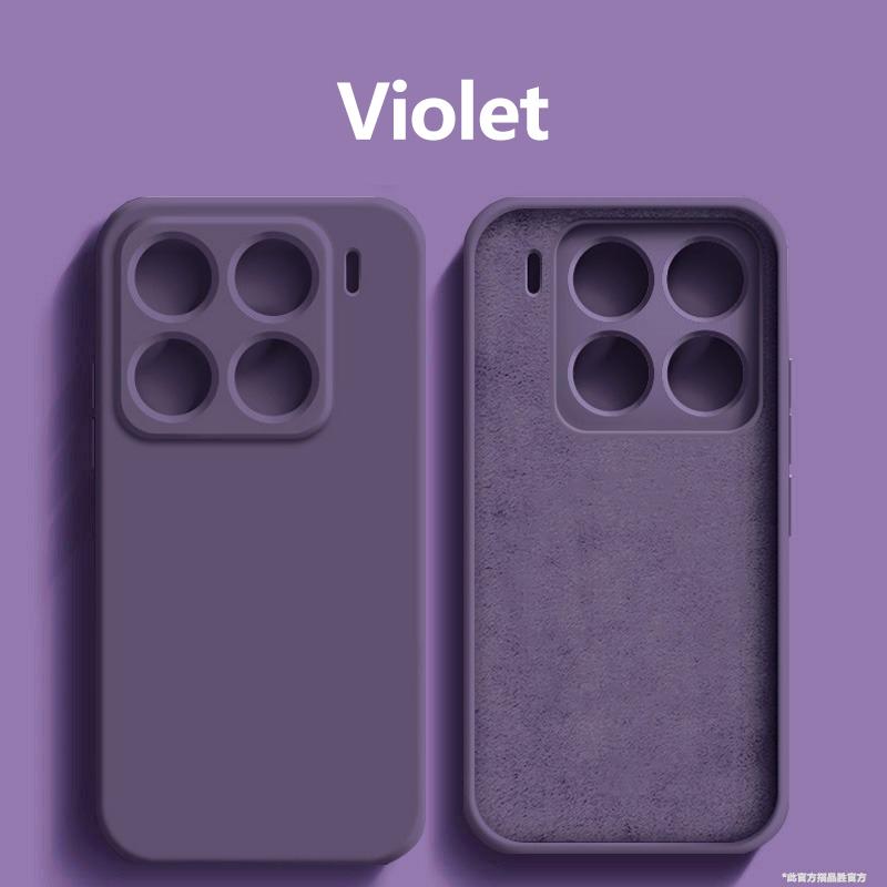 

Для чехла для Xiaomi 15 роскошные жидкие силиконовые чехлы для телефонов Xiaomi Mi 15 Mi15 Ultra 15 Pro мягкий чехол-бампер из ТПУ силикона For Xiaomi 15 фиолетовый