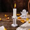 Roman Candle Holder 1PCS Dining Table Home Living Room Tabletop Ornaments Little Angel Photo Props