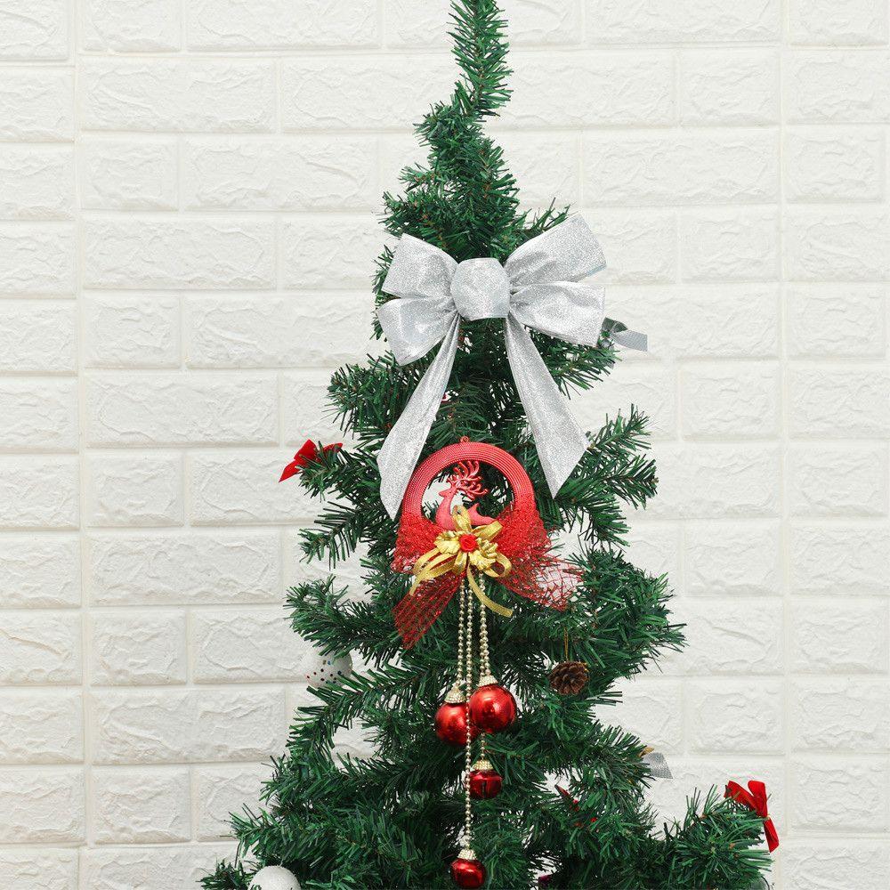 Decorate Gold Powder Bow Pendant Christmas Decorations Christmas Bow Bow Christmas