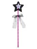 Kids Girls Witch Costume For Halloween Fancy Dress Up Dress With Pointed Hat Wand Candy Bag Set