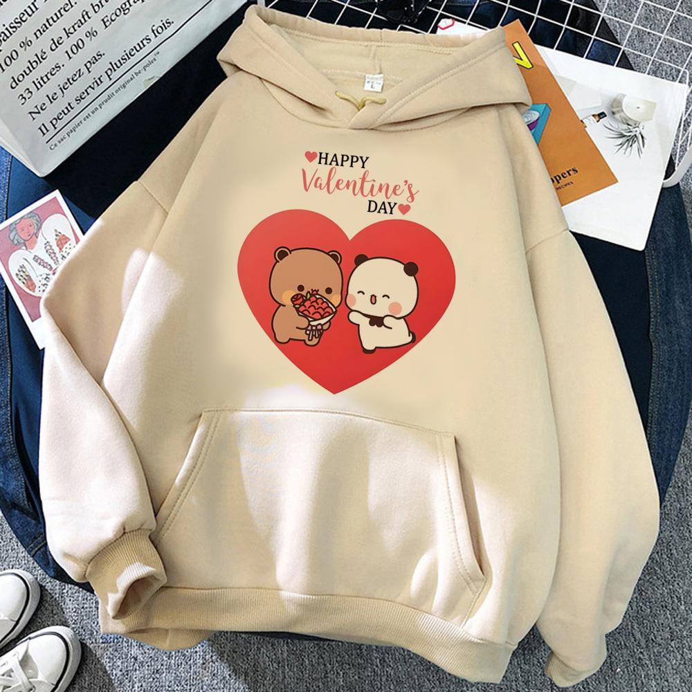 Lustige Cartoon Bubu Dudu Niedlicher Print Grafik Kapuzenpullover Anime Street Fashion Y2k Langarm Fleece Kapuzenpullover Herren Damen Paar Kleidung
