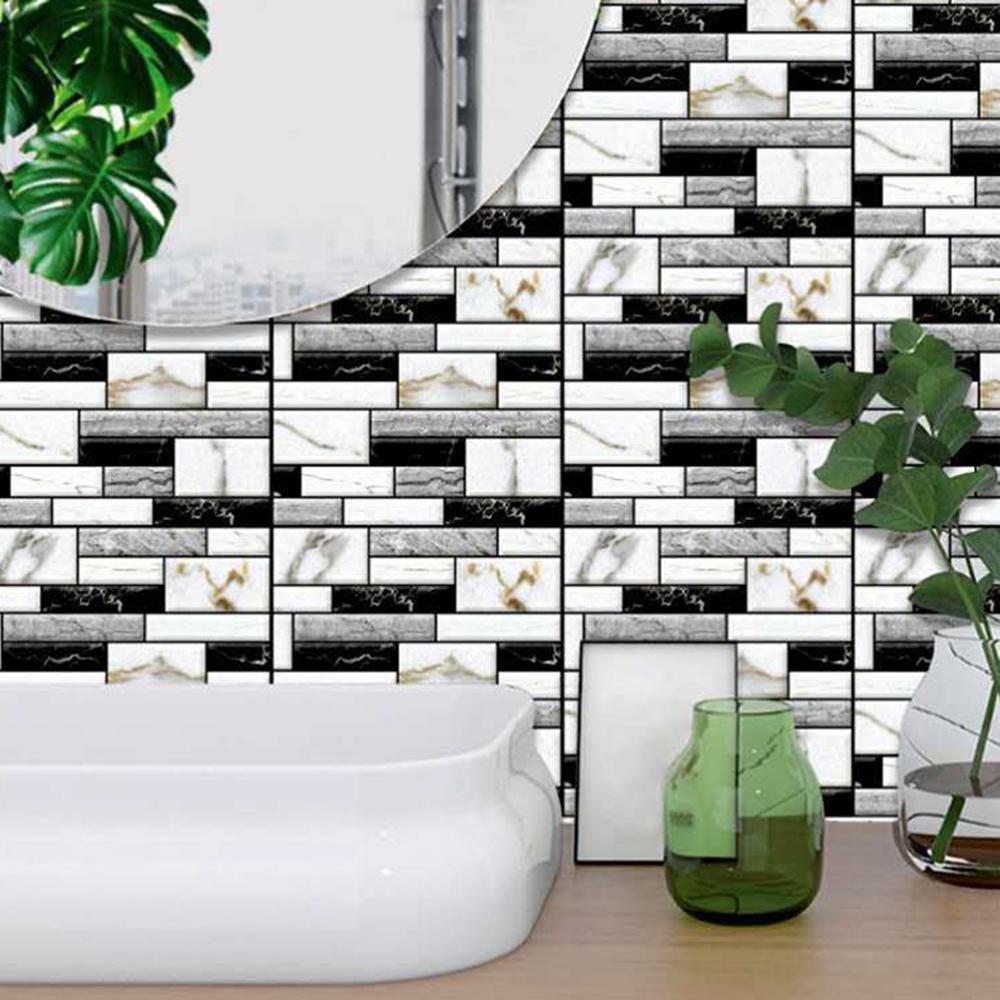 10/20PCS Self-Adhesive Wall Pasted Waterproof Anti-Fouling Beautify Decorative Living Room Tv Background Wall